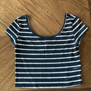 Striped Crop Tee